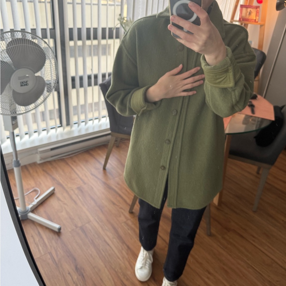 Babaton Sage Green Wool Jacket